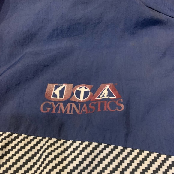 Vintage 90s Reebok USA Gymnastics Pullover Windbreaker Jacket - Picture 3 of 12